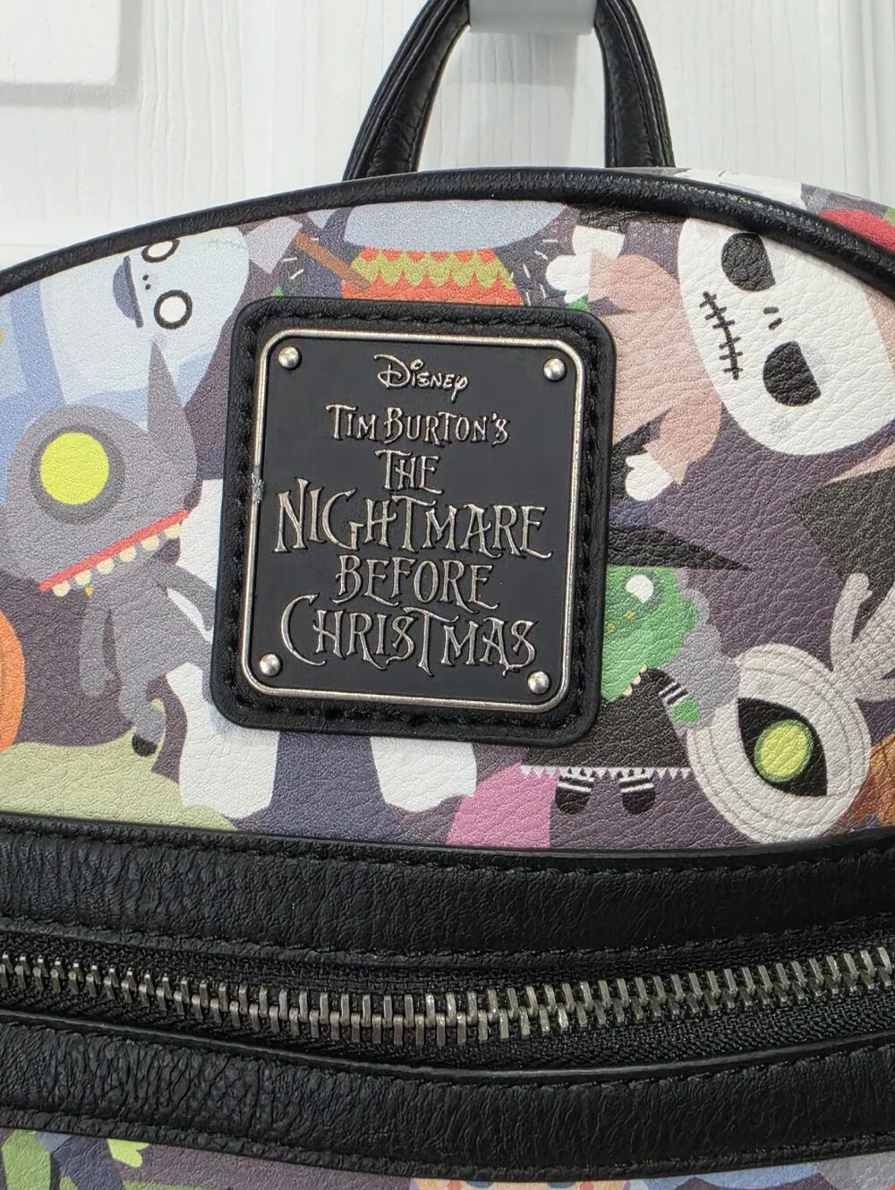 Loungefly The Nightmare Before Christmas Chibi Characters Mini Backpack